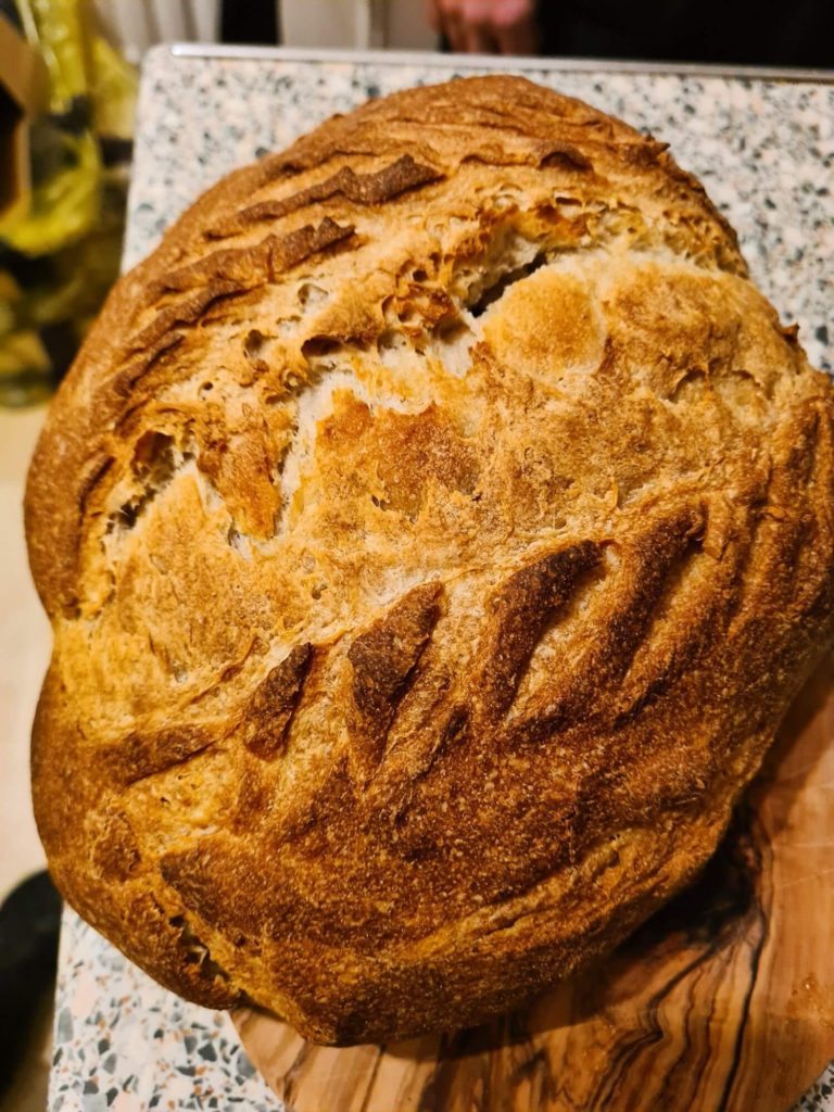 rustic sourdough bread