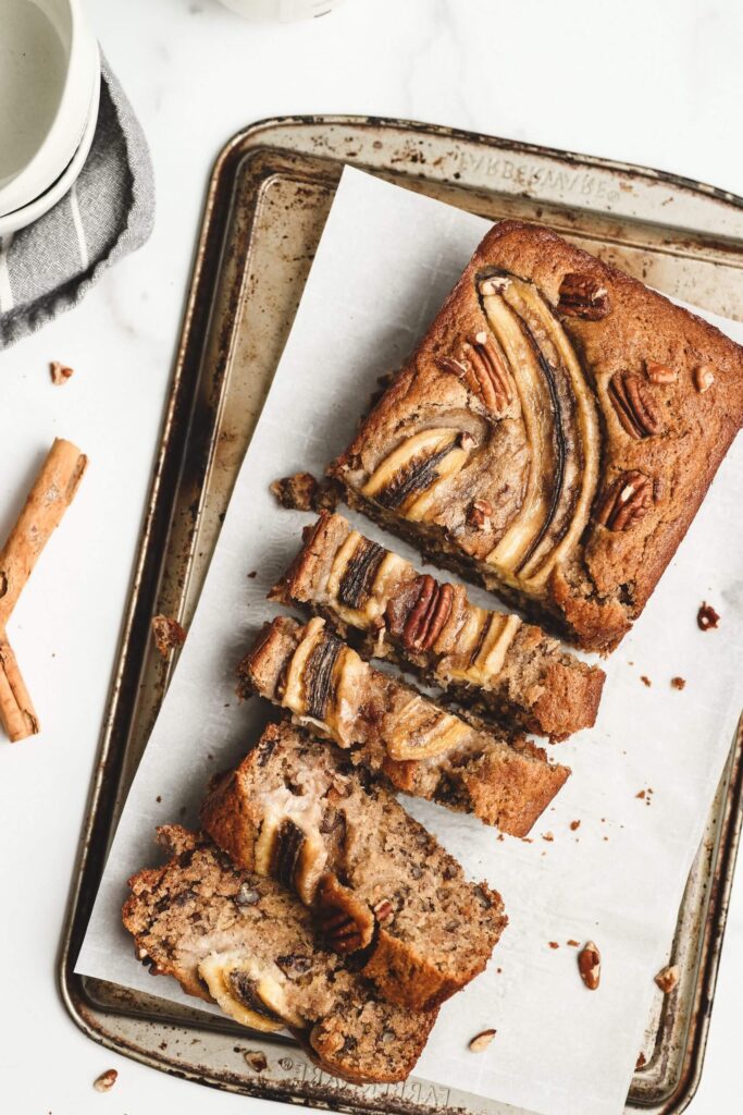 sugar free vegan banana bread 1